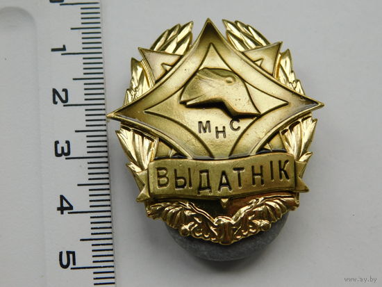 Белорусский знак "Отличник МЧС".