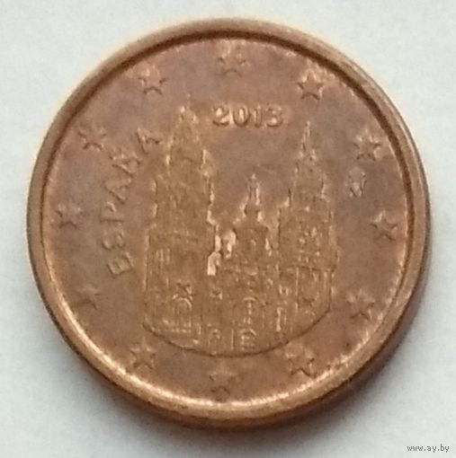Испания 1 евроцент 2013 г.