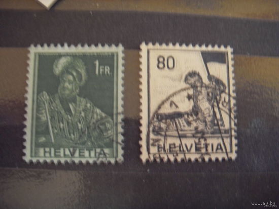1941 старенькая Швецария Мих 380, 382 (2-6)