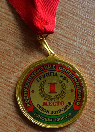 Медаль Республиканские соревнования по хоккею. 1 место