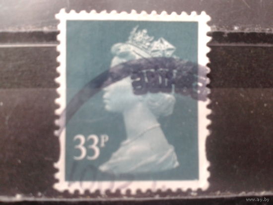 Англия 2000 Королева Елизавета 2  33 пенса