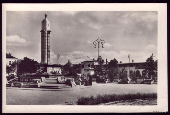 1958 год Закарпатье Береговое Памятник воинам