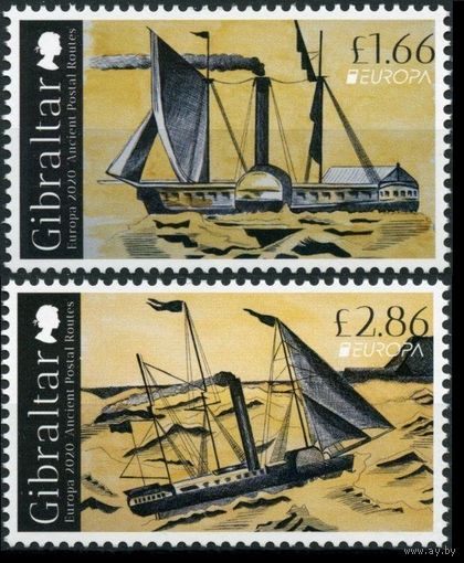2020 Гибралтар 1963-1964 Европа Септ / Корабли с парусами 12,00 евро