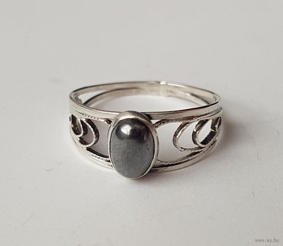 Кольцо серебро. Камень. 70-е годы, Германия