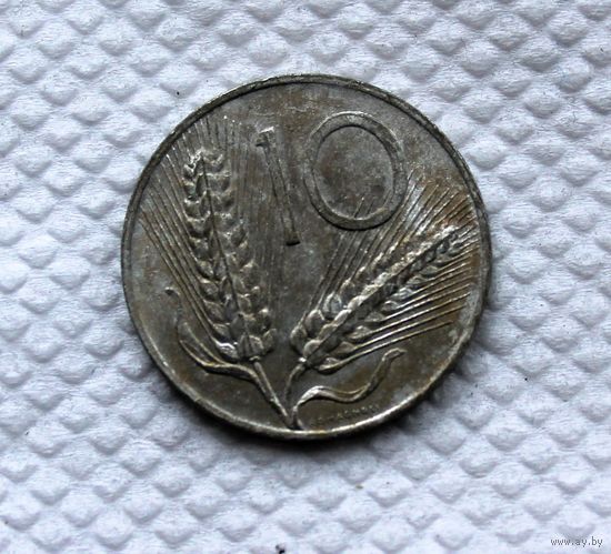 Италия 10 лир, 1955