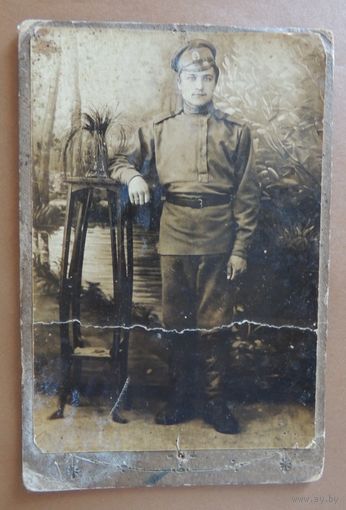 Фото "Солдат РИ", кабинет-портрет, до 1917 г.