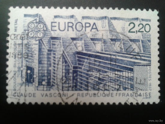 Франция 1987 Европа совр. архитектура