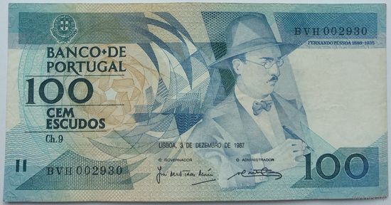 Португалия 100 Эскудо 1987, XF, 287