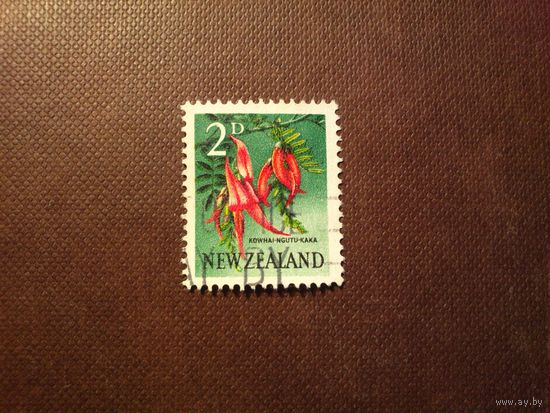 Новая Зеландия 1960 г.Клиантус./46а/