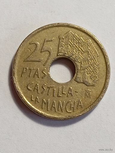 Испания 25 песет 1996 года .