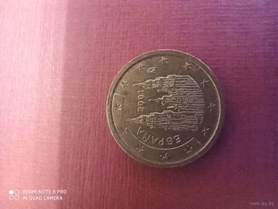 2 евроцента 2001, Испания