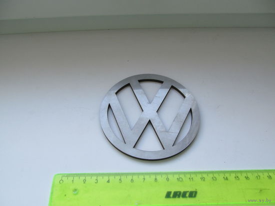 Автоэмблема "Volkswagen" нержавейка.