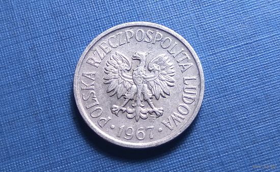 5 грошей 1967. Польша. XF!