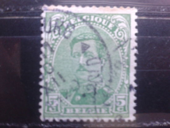 Бельгия 1915 Король Альберт 1 5 сантимов