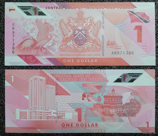 1 доллар Тринидад и Тобаго 2020 г. UNC (полимер)