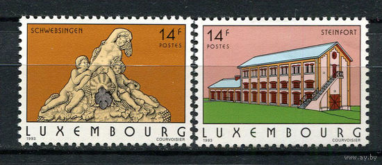 Люксембург - 1993 - Достопримечательности. Туризм. Архитектура - [Mi. 1316-1317] - полная серия - 2 марки. MNH.  (Лот 222AG)