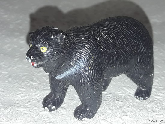 Медведь чёрный(из ПВХ пластизоля,1994г.)-No3