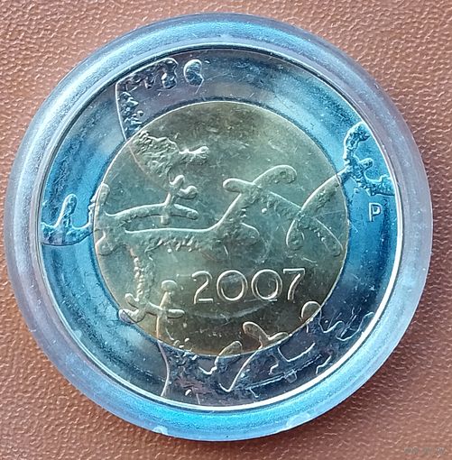 Финляндия 5 евро, 2007 90 лет независимости