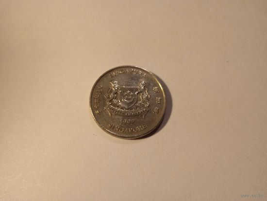 Сингапур 20 центов 1997г