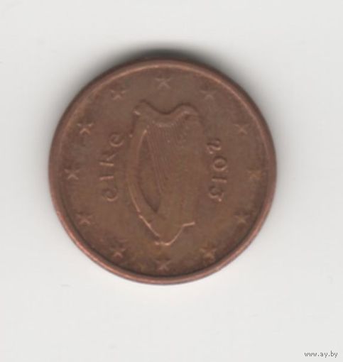 1 евроцент Ирландия 2013 Лот 8237