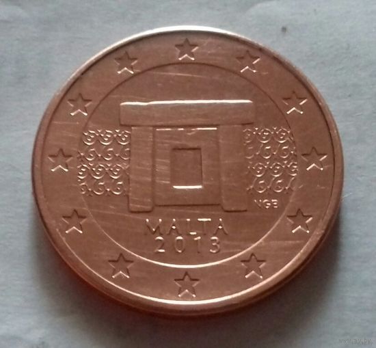 2 евроцента, Мальта 2013 г.