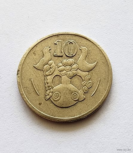 Кипр 10 центов, 1992