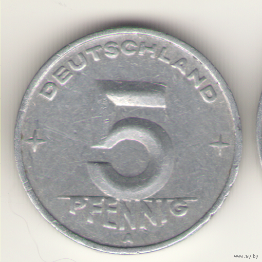 5 пфеннигов 1950 (А) г.
