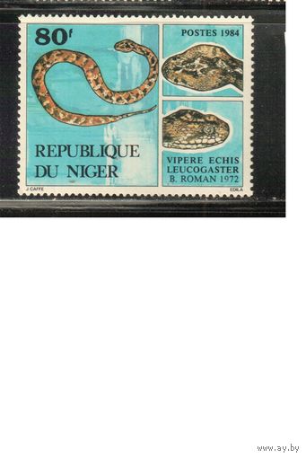 Нигер-1984 (Мих.899) ** , Фауна, Змеи (одиночка)