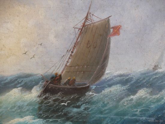 Морской пейзаж Коллианоc 19 век