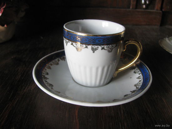 Чашка тарелка Бавария кофе