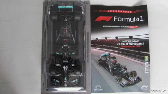 1/24 MERCEDES-AMG F1 W11 EQ PERFORMANCE #44 Lewis Hamilton F1 2020 ALTAYA. ДЕФЕКТ.