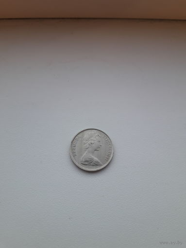 БЕРМУДЫ 10 центов 1971 год