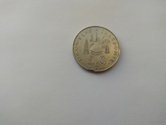 50 франков 1967 года. Новая Каледония