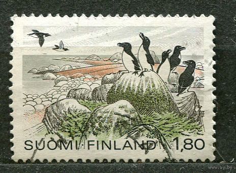 Морские птицы. Национальный парк. Финляндия. 1983. Полная серия 1 марка