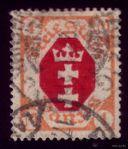 1 марка 1921 год Данциг 83