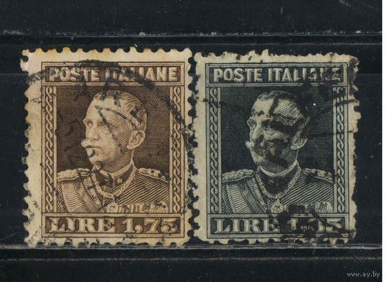 Италия Кор 1927 Виктор Эммануил III Стандарт #264А,265