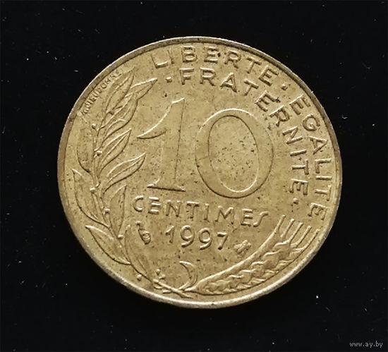 10 сантимов 1997 Франция #02