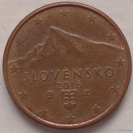 1 евроцент 2016 Словакия. Возможен обмен