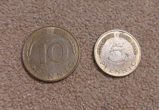 Германия ФРГ 2 монеты