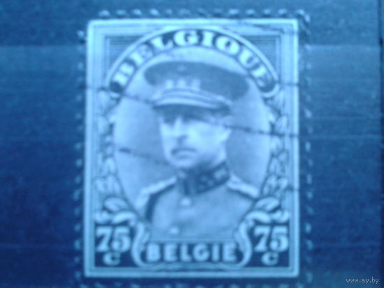 Бельгия 1934 Король Альберт 1  Траурная марка