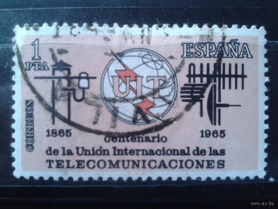 Испания 1965 100 лет электросвязи