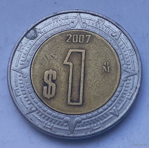 Мексика 1 песо, 2007 (1-6-77)