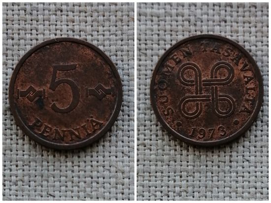 Финляндия 5 пенни 1973