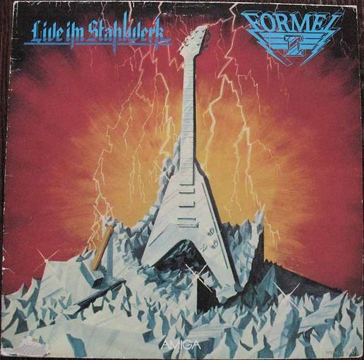 FORMEL 1 "Live im Stahlwerk" LP, 1986