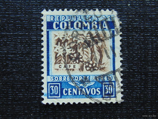 Колумбия 1932 г. Кофе.