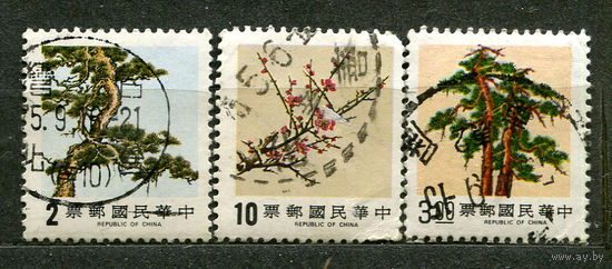 Нацональные растения. Китай. Тайвань. 1984-1988