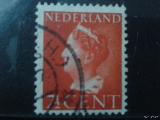 Нидерланды 1940 Королева Вильгельмина 7 1/2с