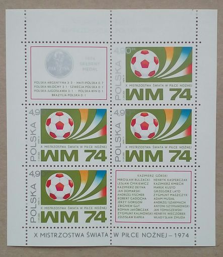 Футбол Польша 1974