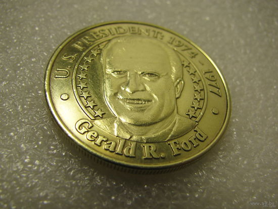 Памятный медальон. Форд Джеральд Рудольф Американский президент 1974-1977