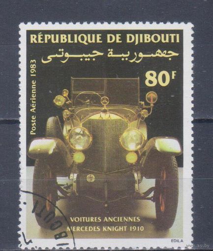 [2103] Джибути 1983. Автомобиль Мерседес 1910 года. Гашеная марка.